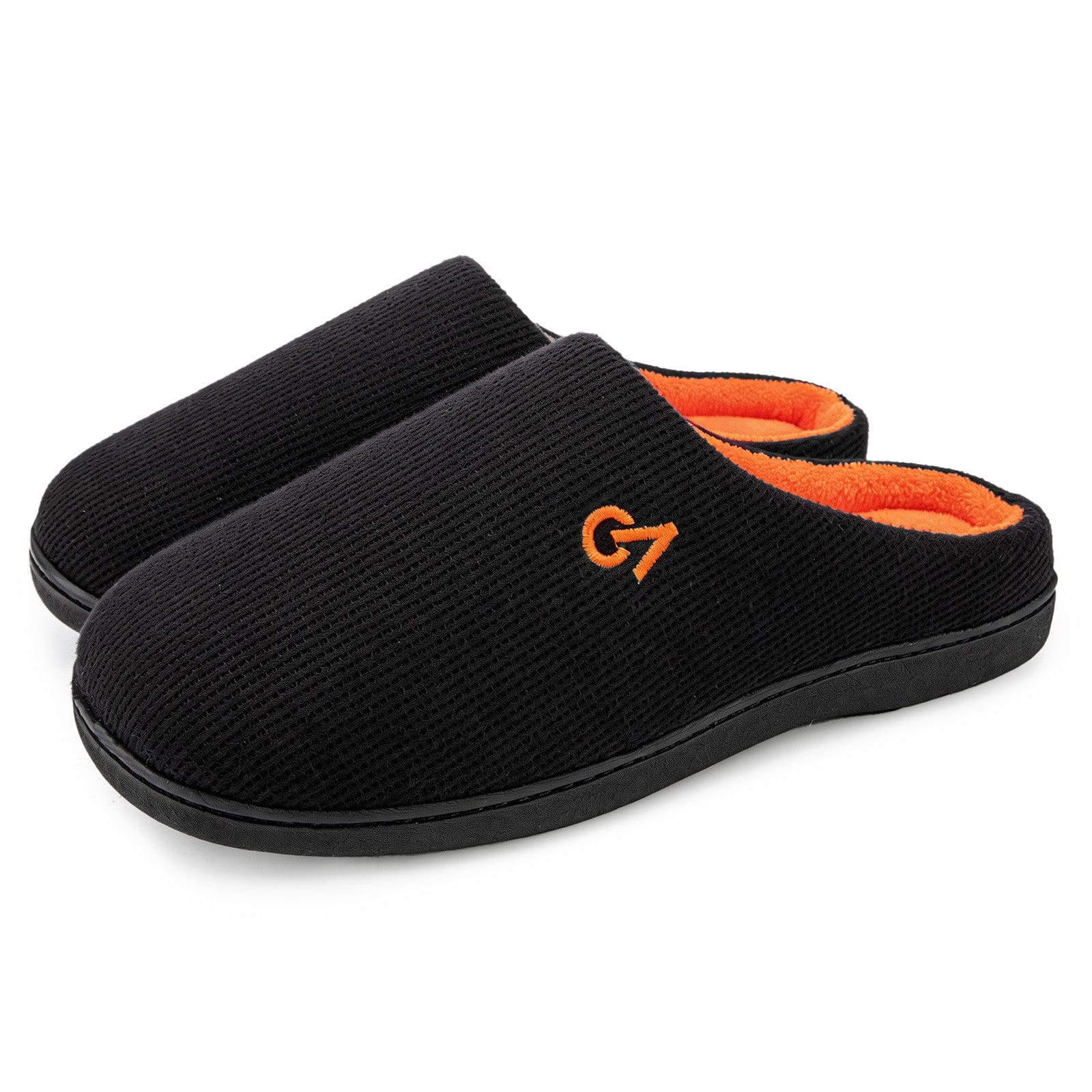 Men's Two-Tone Memory Foam Slippers