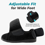 Men's Adjustable Memory Foam Extra Wide Shoes for Diabetic Edema Swollen Feet