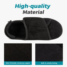 Men's Adjustable Memory Foam Extra Wide Shoes for Diabetic Edema Swollen Feet