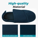 Men's Adjustable Memory Foam Extra Wide Shoes for Diabetic Edema Swollen Feet