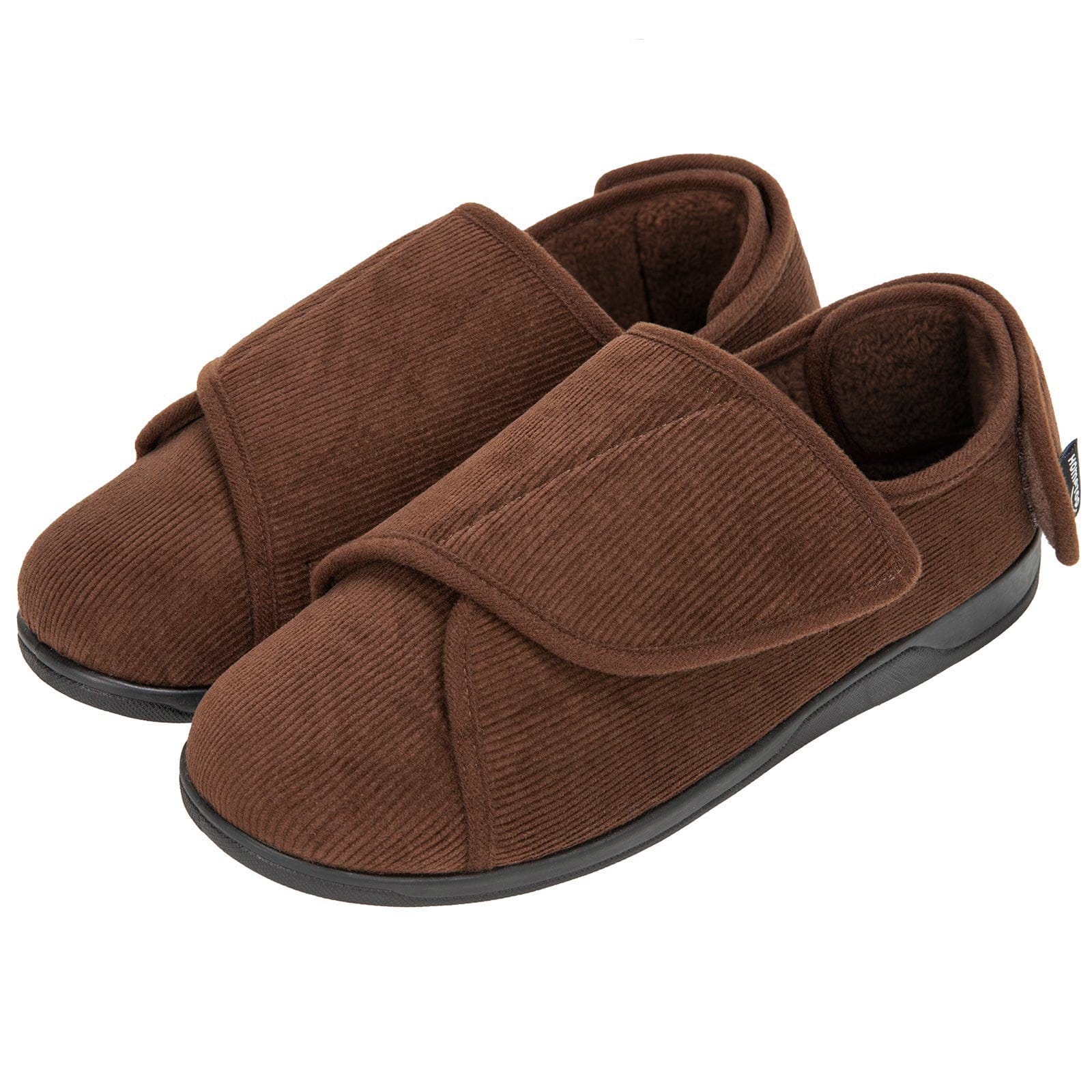 Men's Adjustable Memory Foam Extra Wide Shoes for Diabetic Edema Swollen Feet