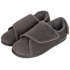 Men's Adjustable Memory Foam Extra Wide Shoes for Diabetic Edema Swollen Feet