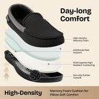 Men's Comfort Memory Foam Moccasin Slippers
