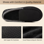 Men's Comfort Memory Foam Moccasin Slippers