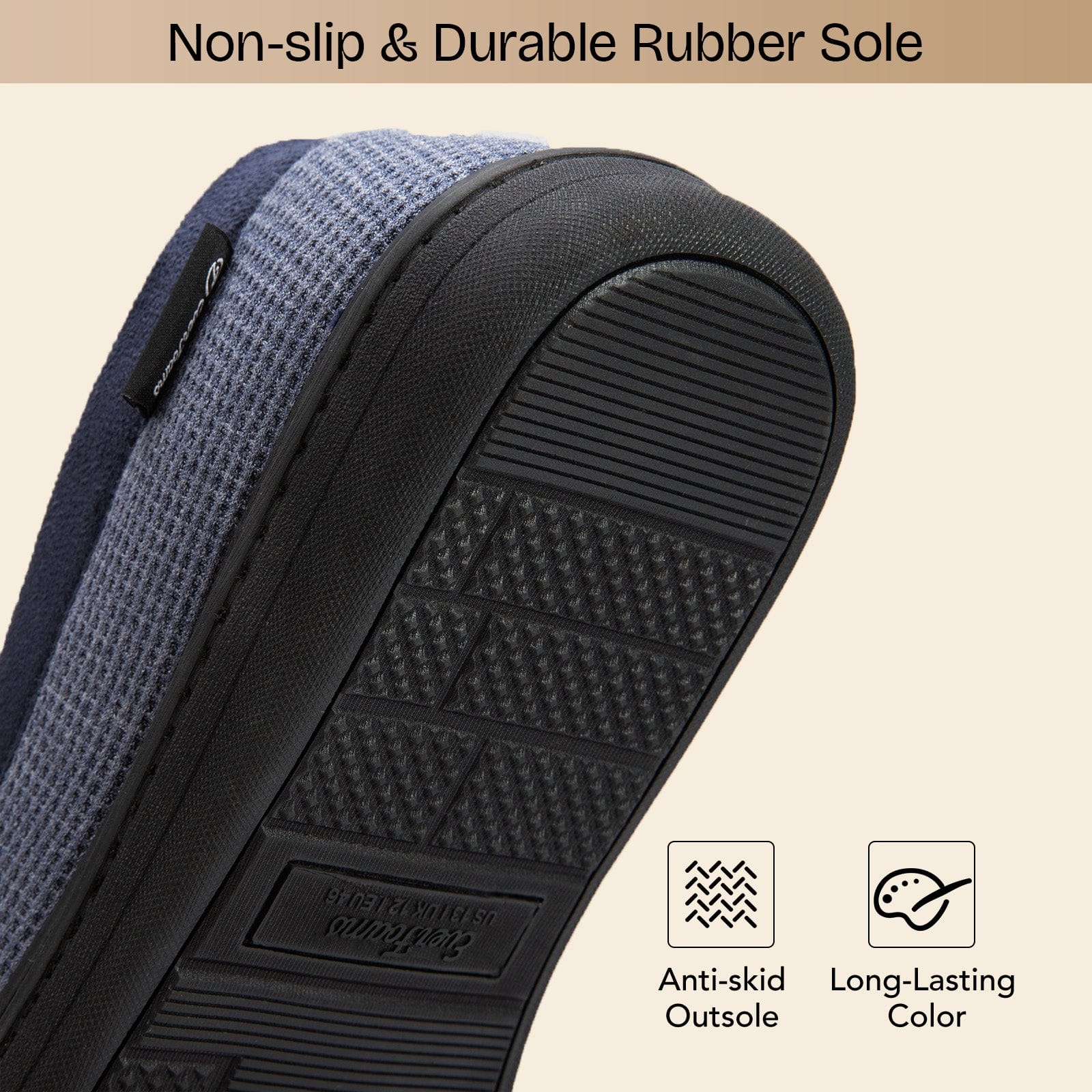 Men's Comfort Memory Foam Moccasin Slippers