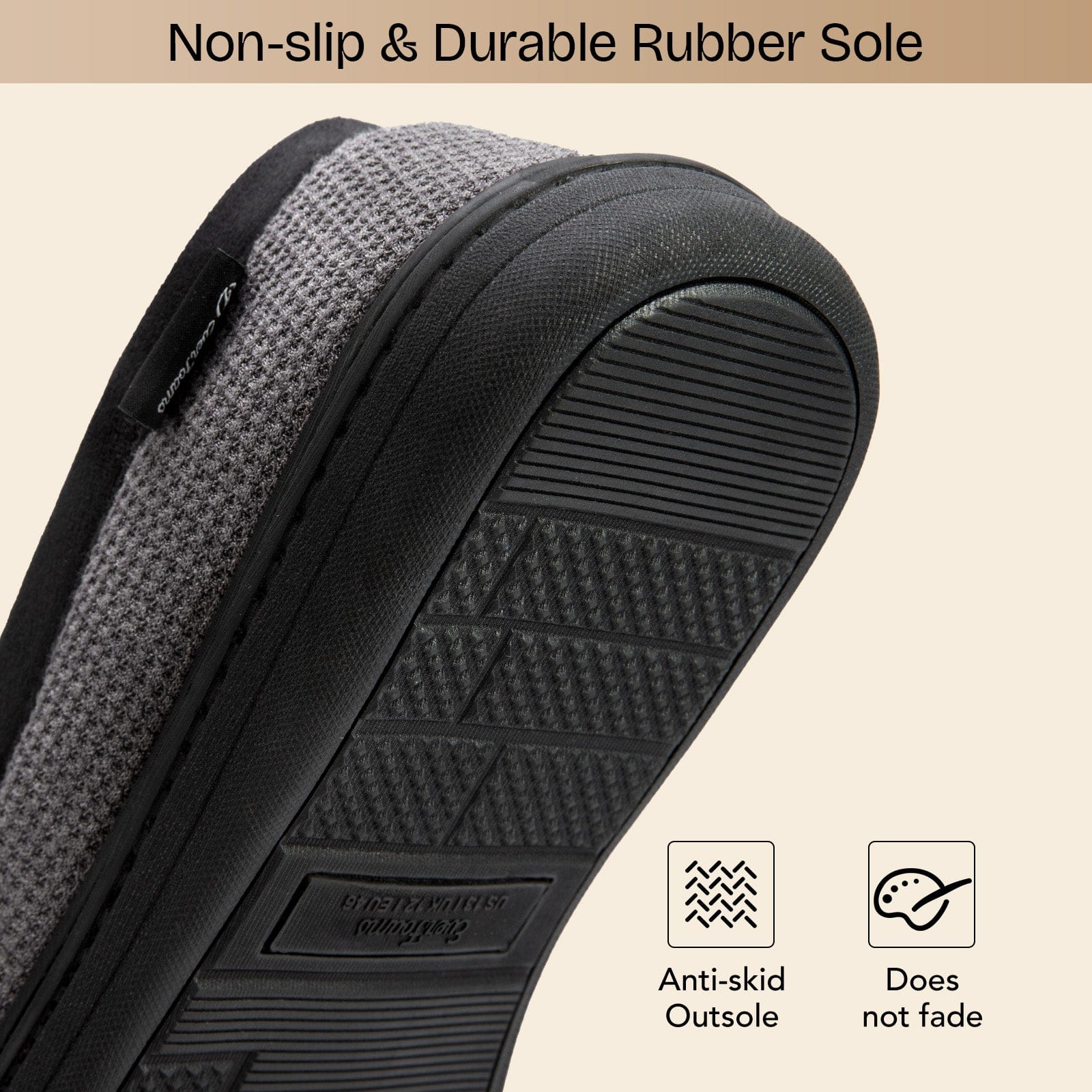 Men's Comfort Memory Foam Moccasin Slippers