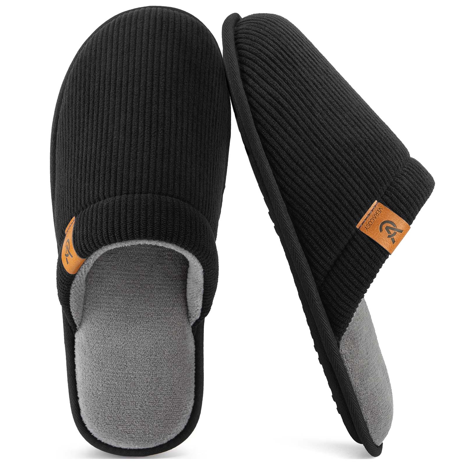 Men's Corduroy Scuff Slippers
