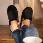 Men's Corduroy Scuff Slippers