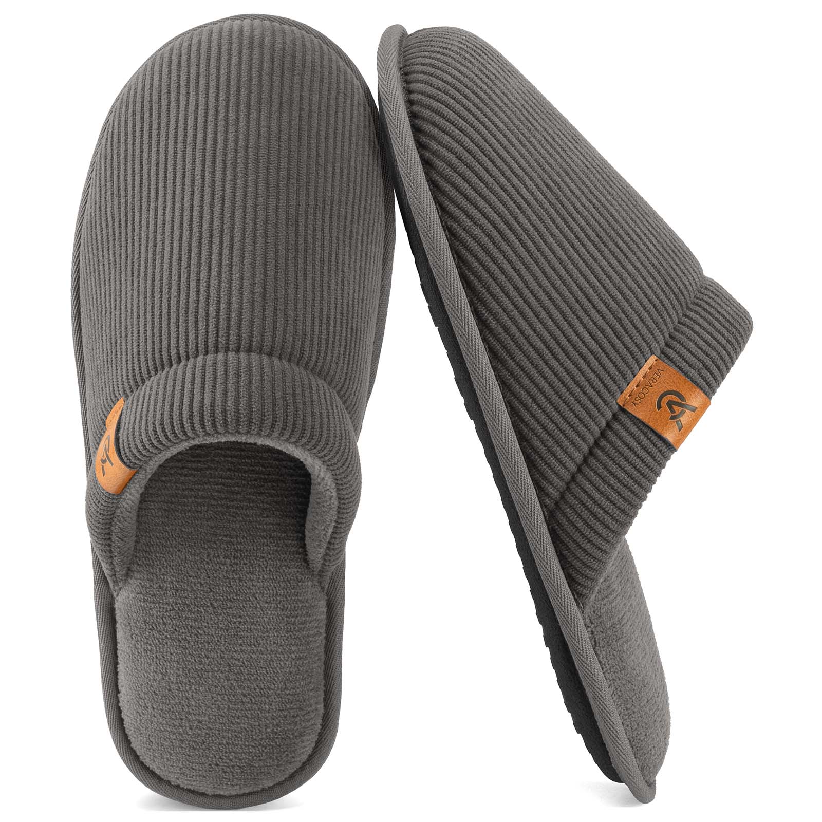 Men's Corduroy Scuff Slippers
