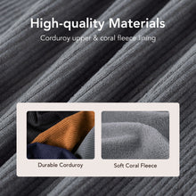 Men's Corduroy Scuff Slippers