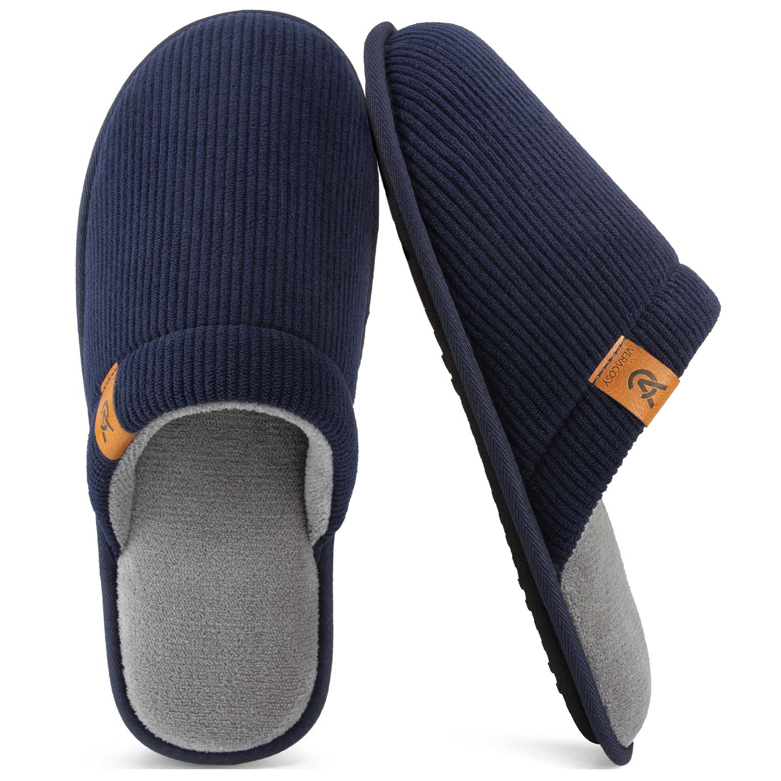 Men's Corduroy Scuff Slippers