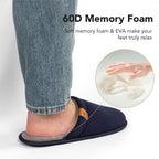 Men's Corduroy Scuff Slippers