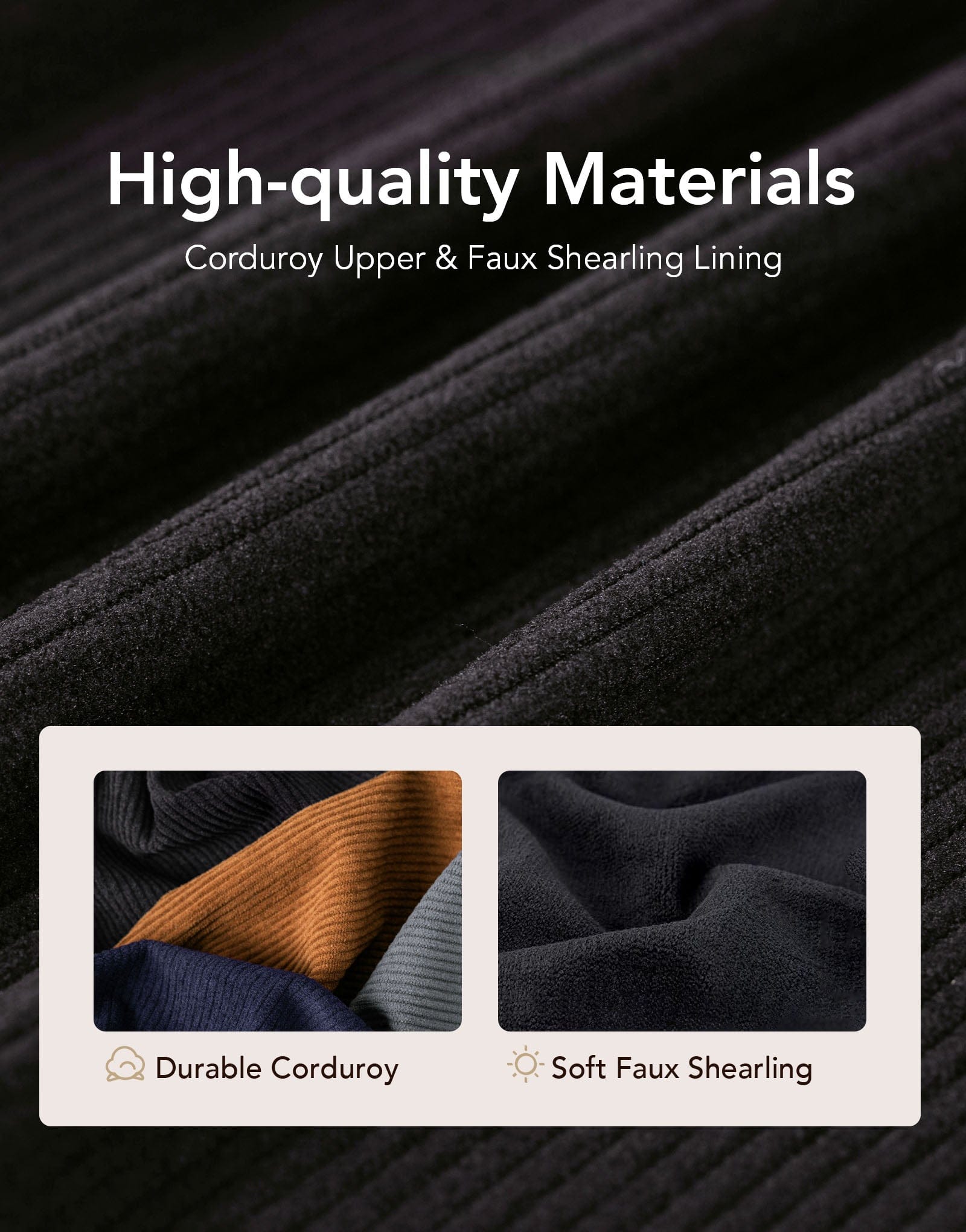 Men's Moccasin Slippers Comfy Soft Durable Slip-on Indoor Memory Foam House Shoes