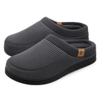 Men's Moccasin Slippers Comfy Soft Durable Slip-on Indoor Memory Foam House Shoes