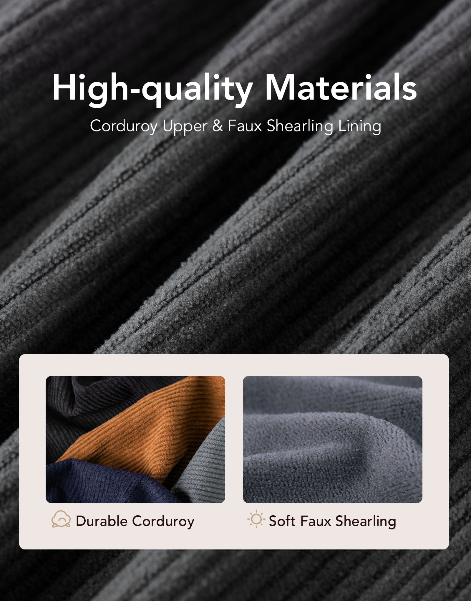 Men's Moccasin Slippers Comfy Soft Durable Slip-on Indoor Memory Foam House Shoes