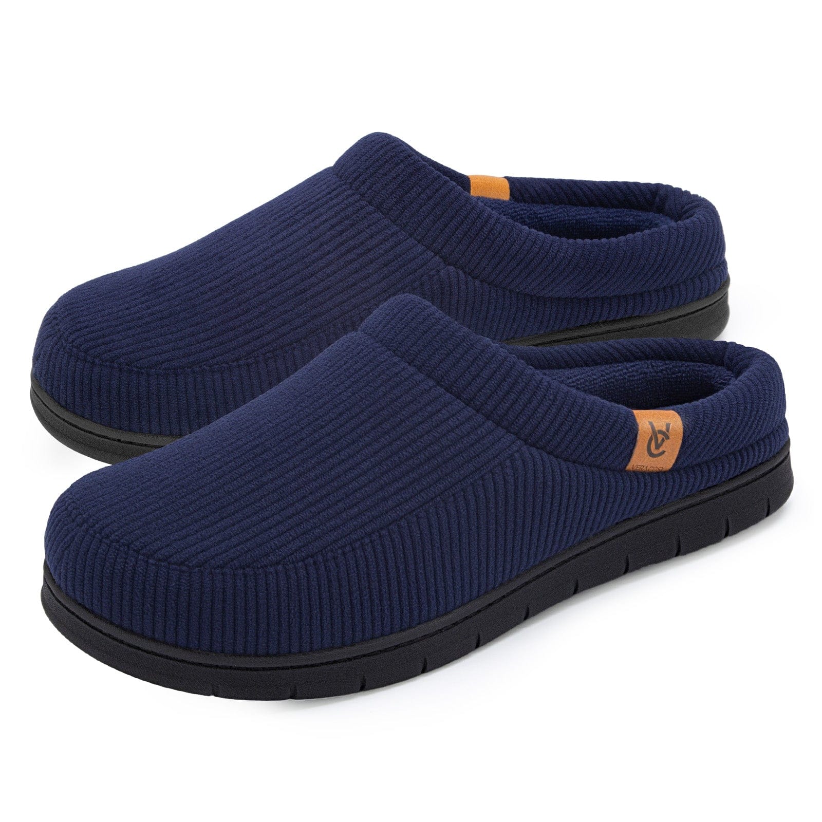 Men's Moccasin Slippers Comfy Soft Durable Slip-on Indoor Memory Foam House Shoes