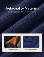 Men's Moccasin Slippers Comfy Soft Durable Slip-on Indoor Memory Foam House Shoes