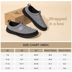 Men's Quilted Slippers with Elastic Gore and Anti Skid Outsole for Outdoor