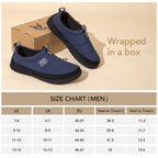 Men's Quilted Slippers with Elastic Gore and Anti Skid Outsole for Outdoor