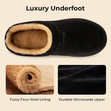 Men's Moccasin Slippers Soft Warm Non-slip Memory Foam Indoor House Shoes