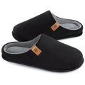Men's Cosy Slip-on Slippers Corduroy Memory Foam Indoor House Shoes