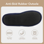 Men's Cosy Slip-on Slippers Corduroy Memory Foam Indoor House Shoes