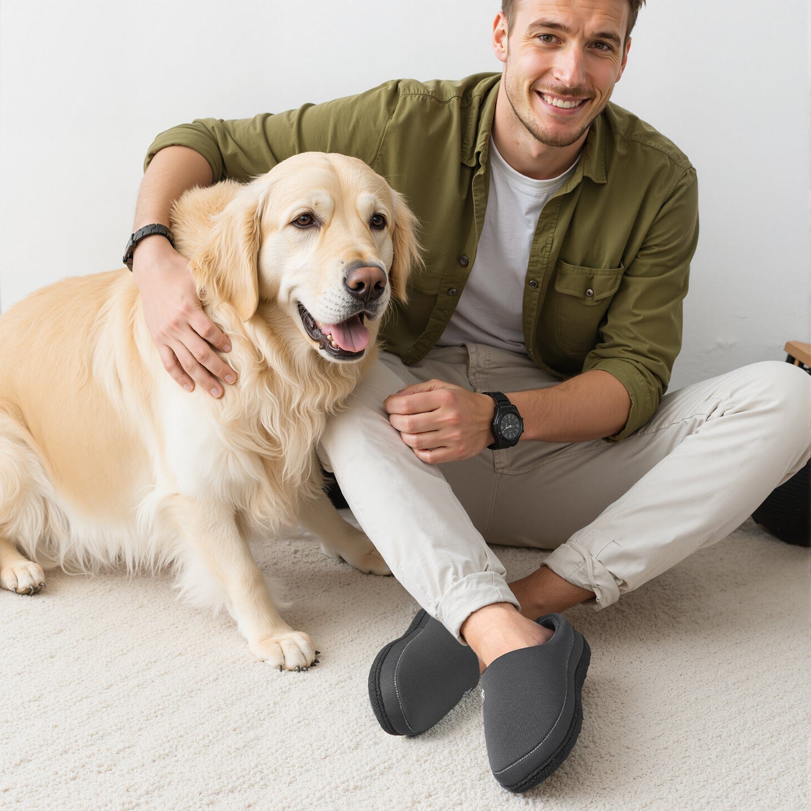 Men's Moccasin Slippers