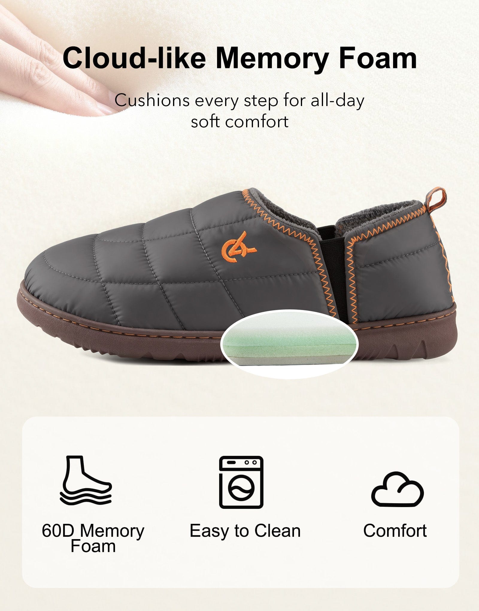 Men's Quilted Slippers