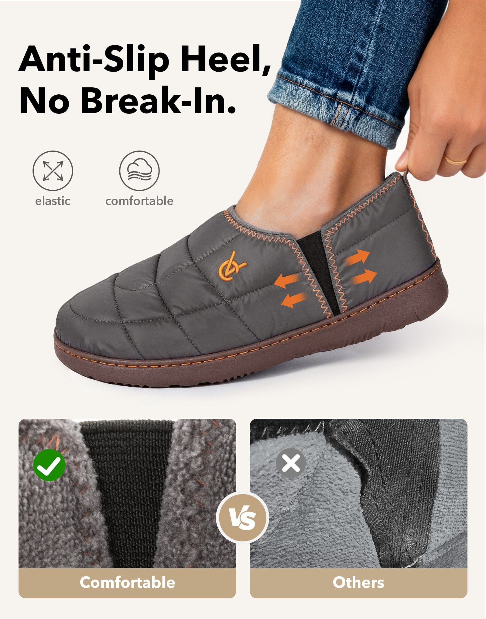 Men's Quilted Slippers