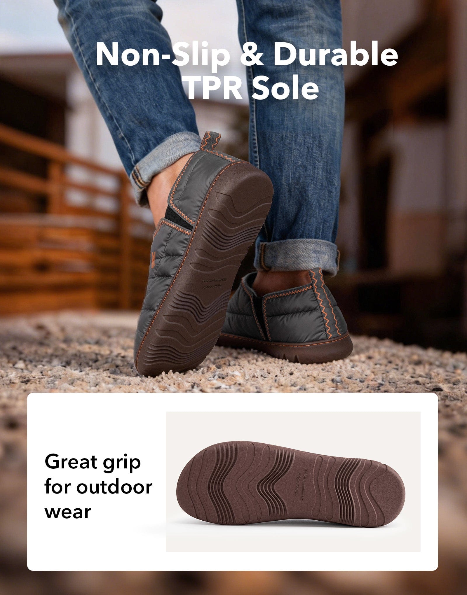 Men's Quilted Slippers