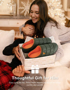 Men's Quilted Slip on Slippers