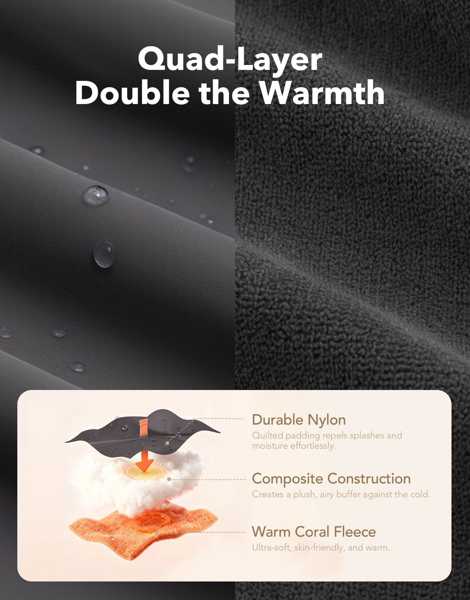 Men's Quilted Slip on Slippers