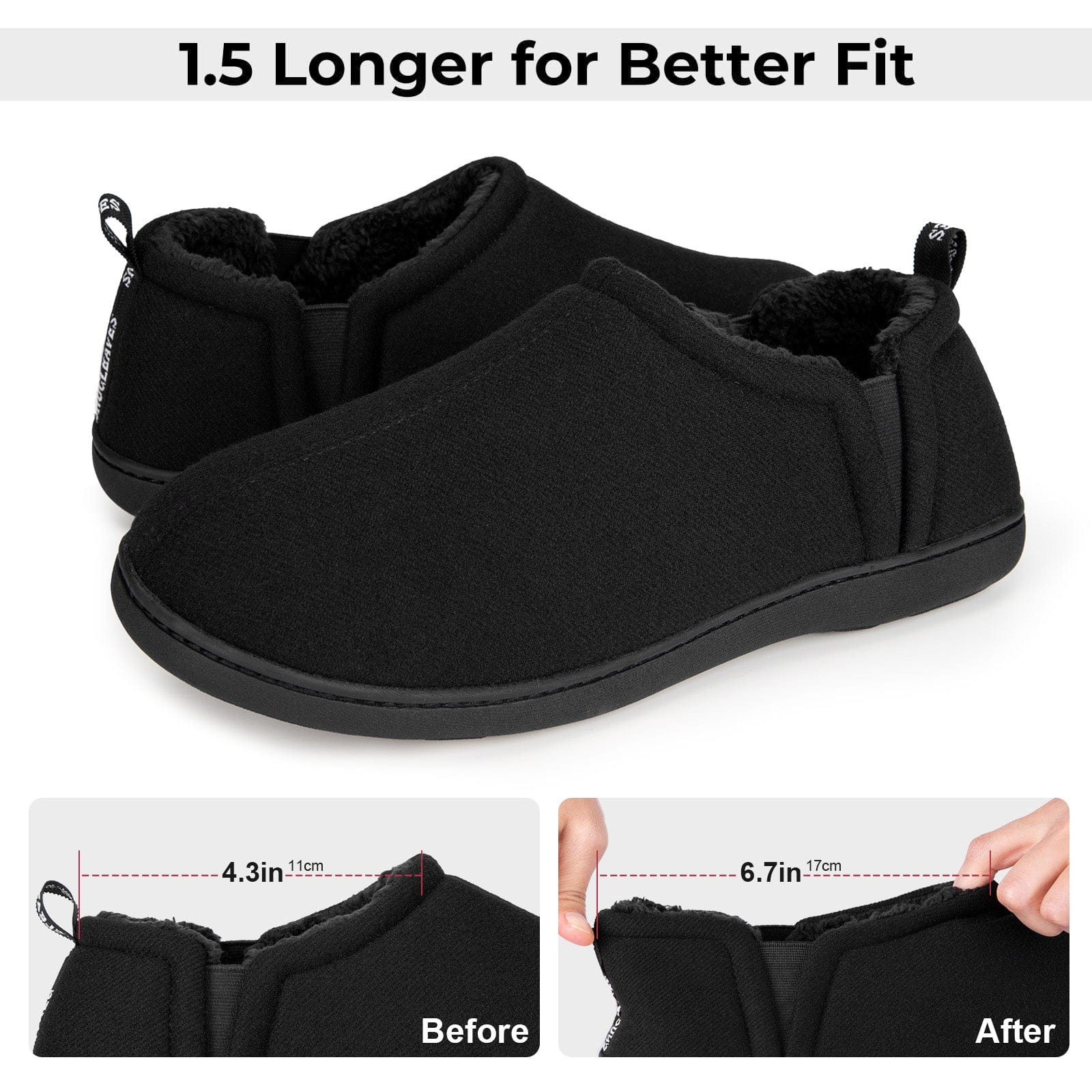 Men's Faux Wool Slippers