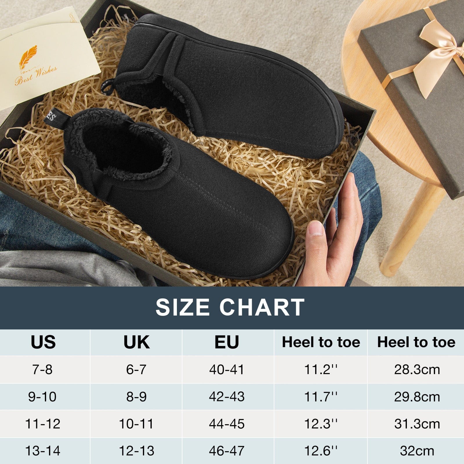 Men's Faux Wool Slippers