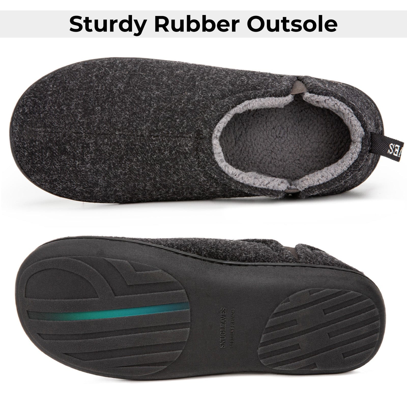 Men's Faux Wool Slippers