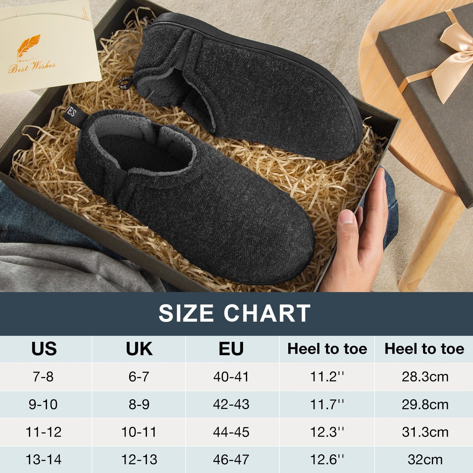 Men's Faux Wool Slippers