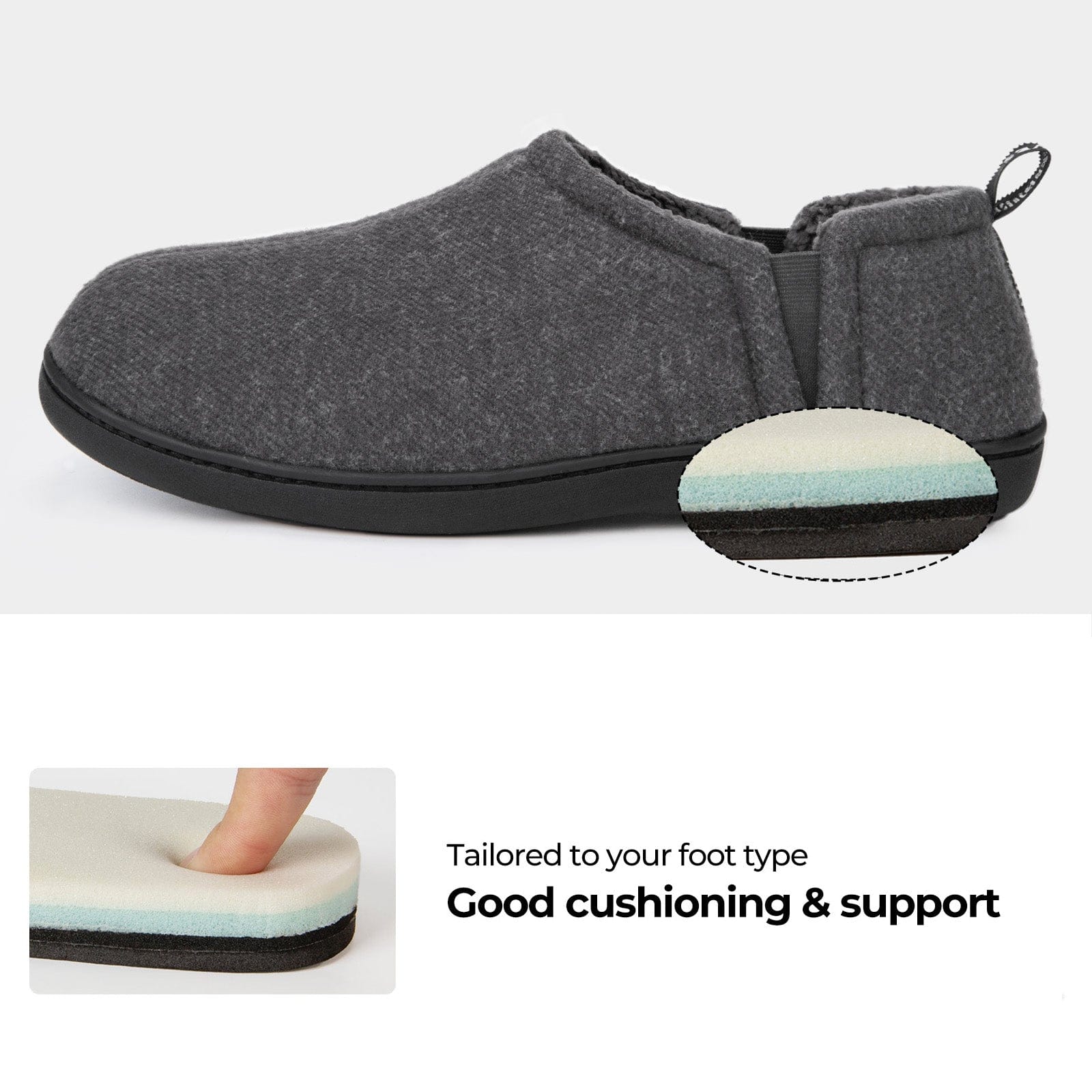 Men's Faux Wool Slippers