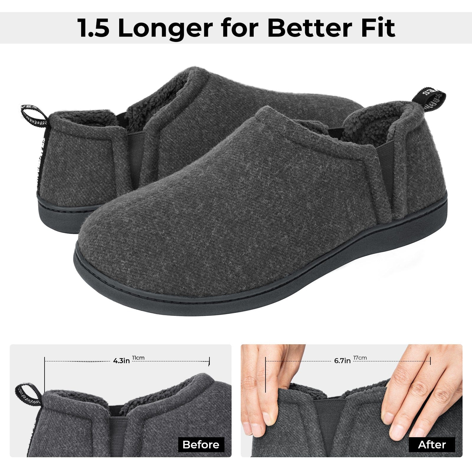 Men's Faux Wool Slippers