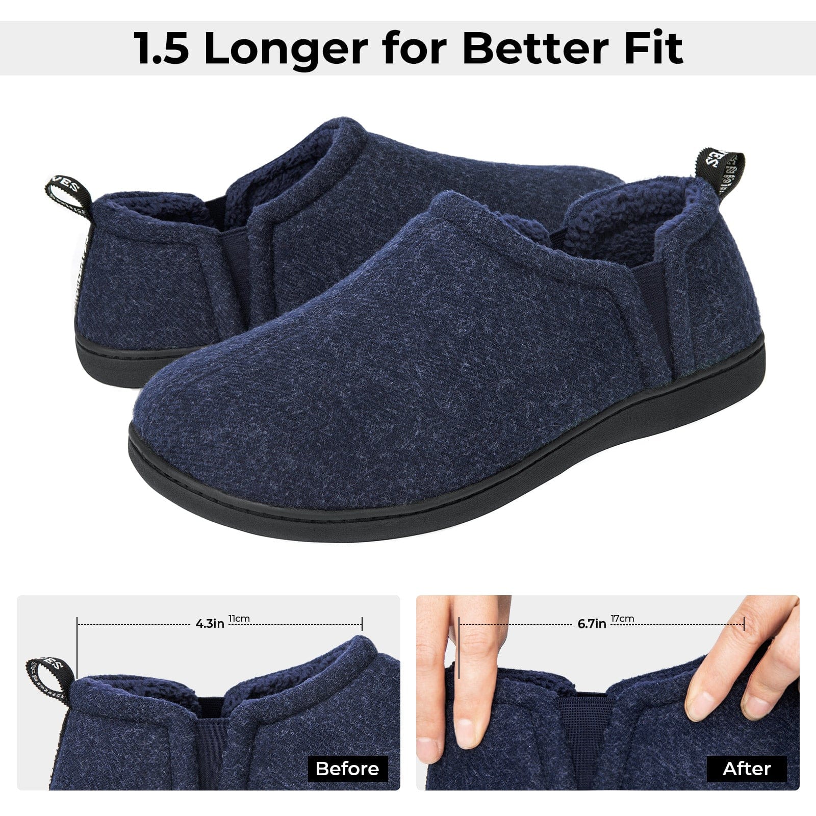 Men's Faux Wool Slippers