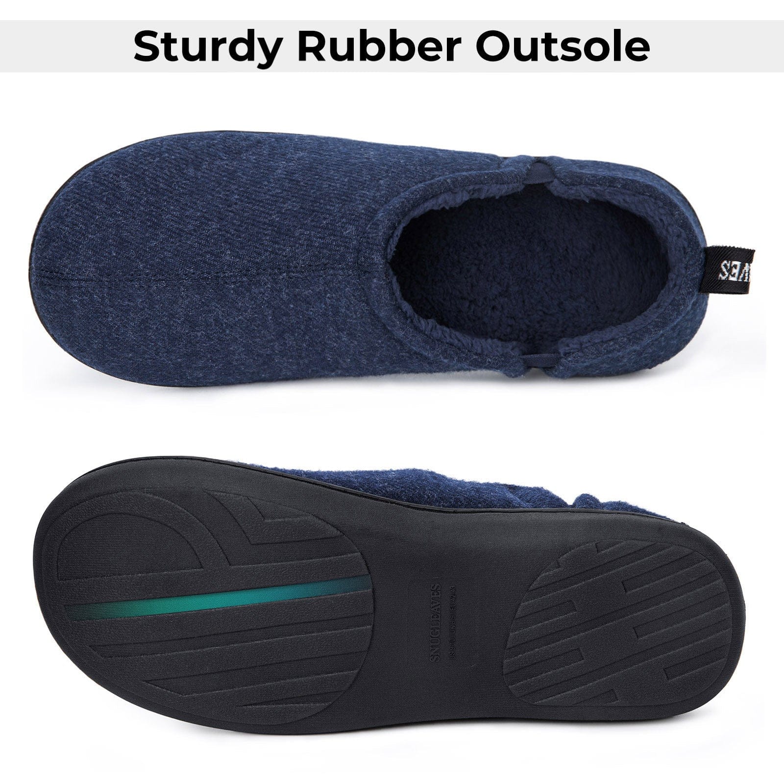 Men's Faux Wool Slippers