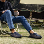 Men's Micro Suede Memory Foam Moccasin Slippers