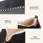 Men's Micro Suede Memory Foam Moccasin Slippers