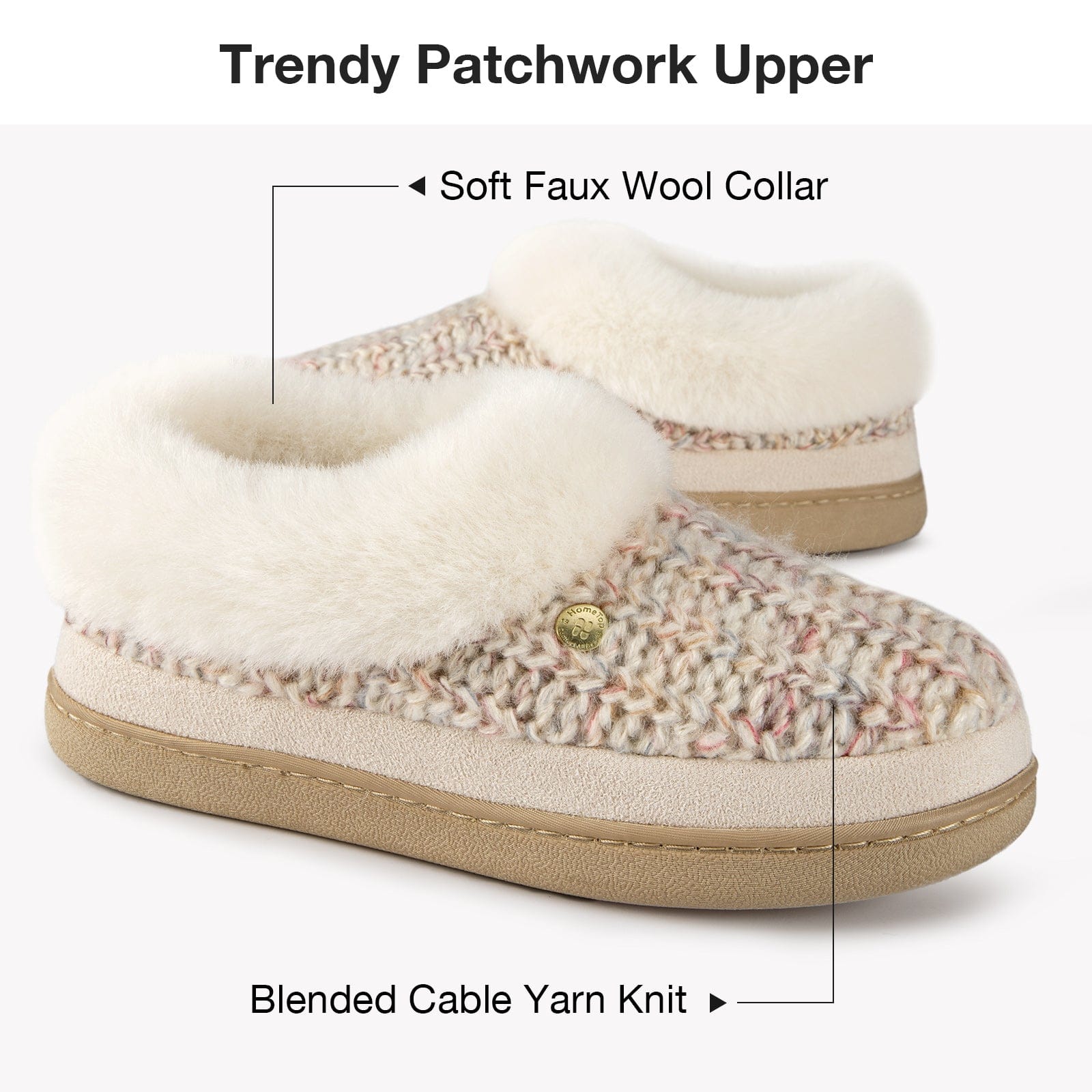 Women's Knit Clog Slippers