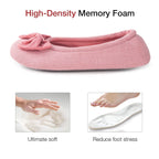 Women's Ballerina Slippers Lightweight Comfy Memory Foam House Shoes