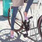 Women's Terry Cloth Satin Ballerina Slippers