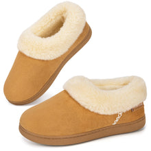 Women's Fluffy Memory Foam Closed-back Slippers