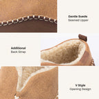 Men's Micro Suede Memory Foam Moccasin Slippers