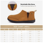 Men's Micro Suede Faux Wool Blend Hi-Top Boot Slippers