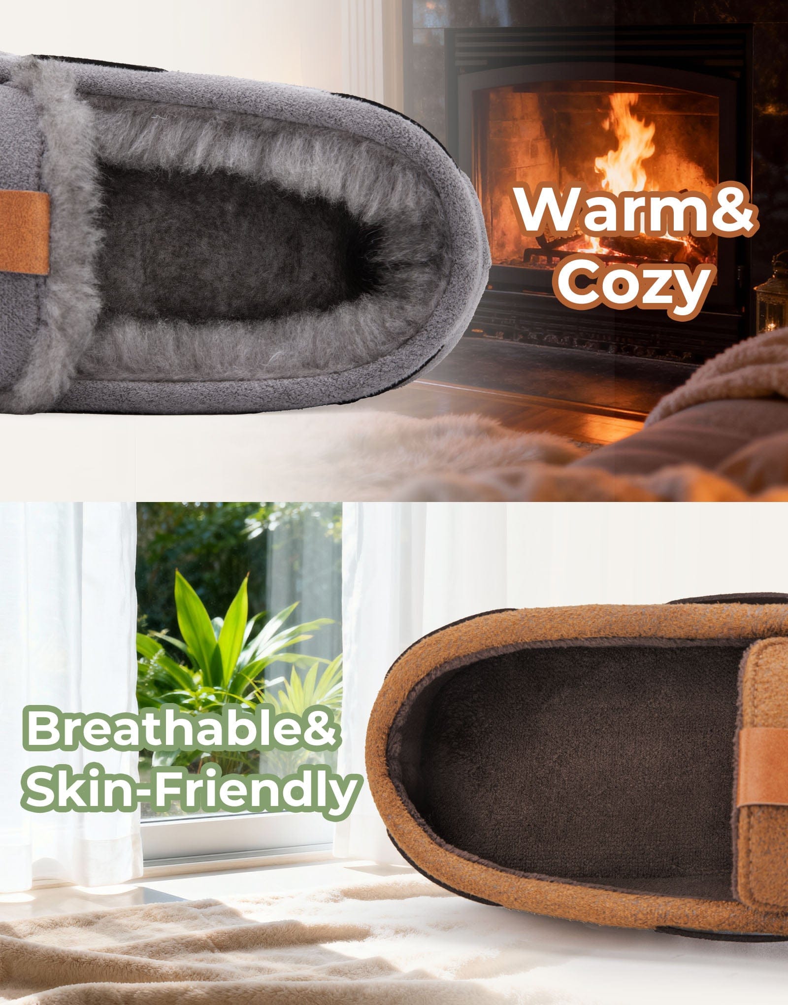 Men's Classic Moccasin Slippers