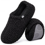 Women's Fuzzy Slippers Warm Comfy Memory Foam Non-slip House Shoes